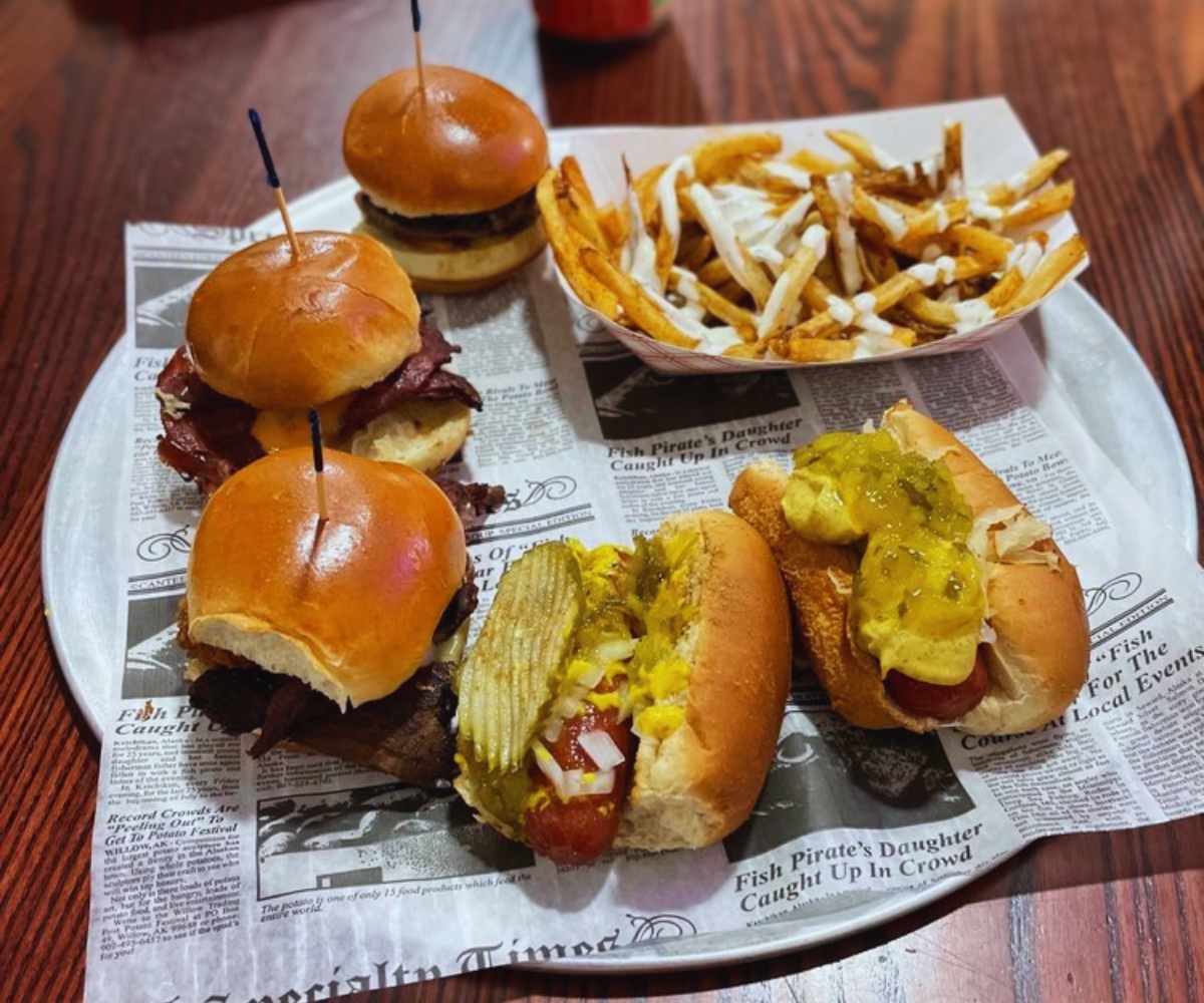 sliders at sly's sliders and fries Savannah GA