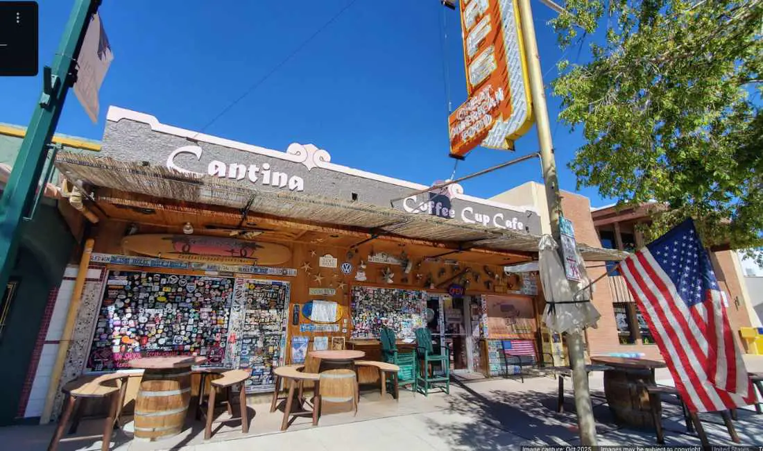 outside the coffee cup cafe in boulder city nevada