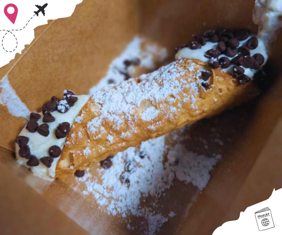Cannoli at Italian family pizza in Philly PA