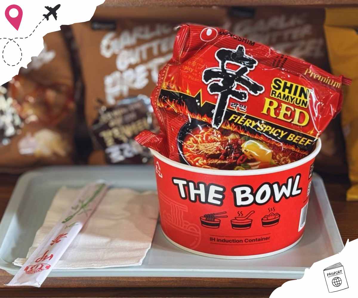 shin Ramyun at ramen alley in Houston texas