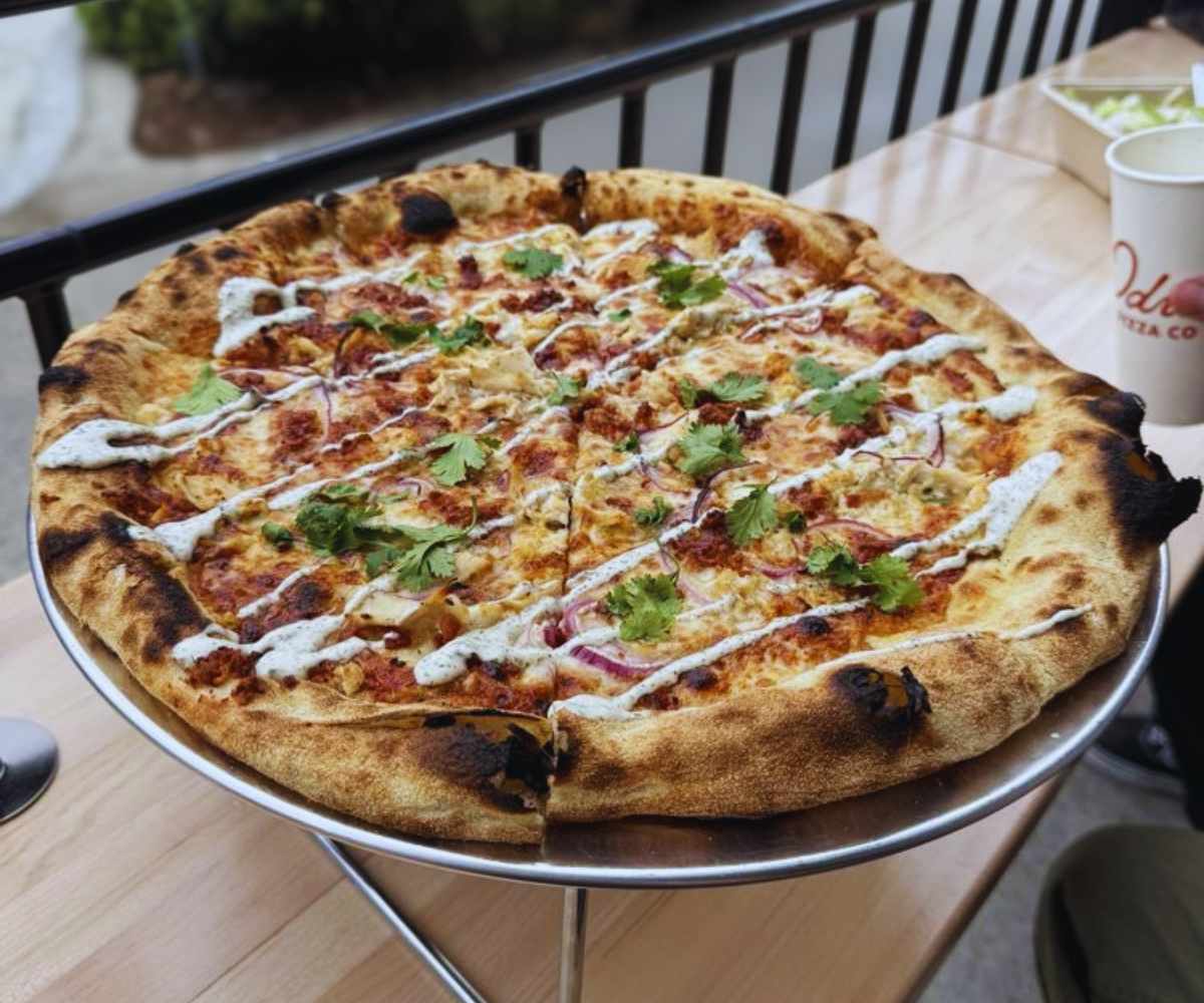 dude ranch pizza at odie's pizza in oceanside california