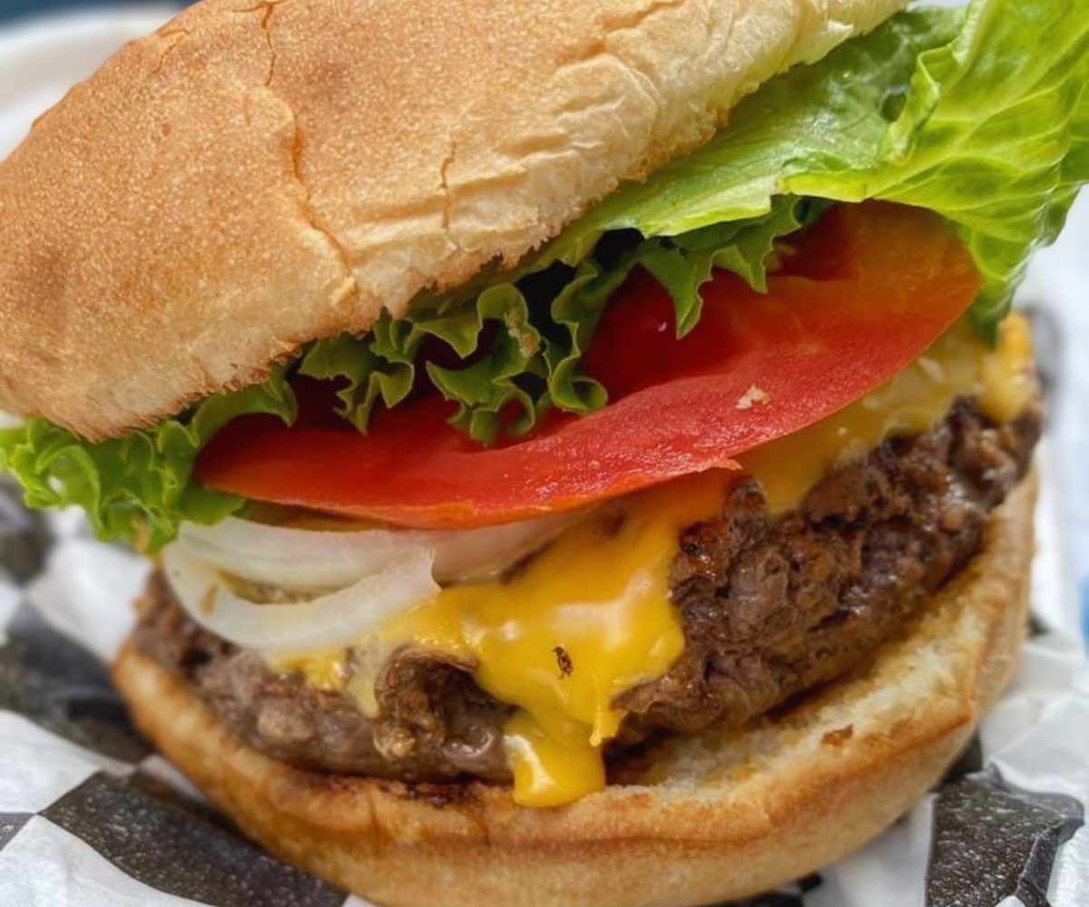 juicy burger at Bambi bar in Louisville kentucky