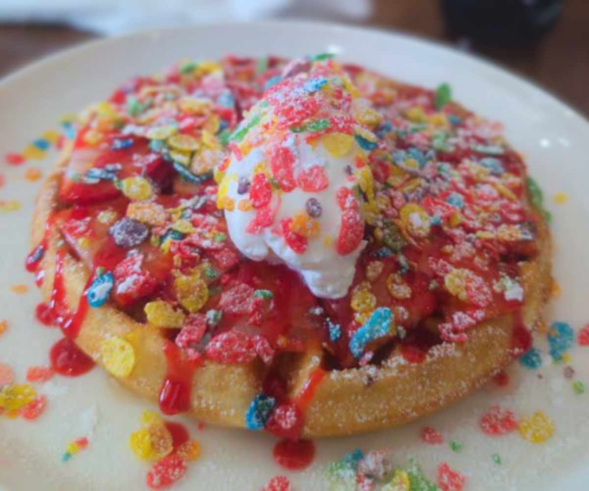 waffles at cafe de Luna in Odessa texas