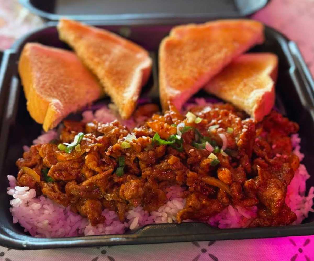 bulgogi at cafe de Luna in Odessa texas