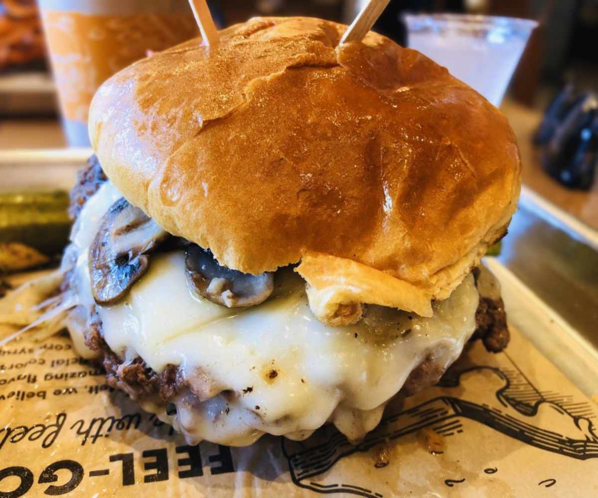 cheeseburger at the melt in Danville, California