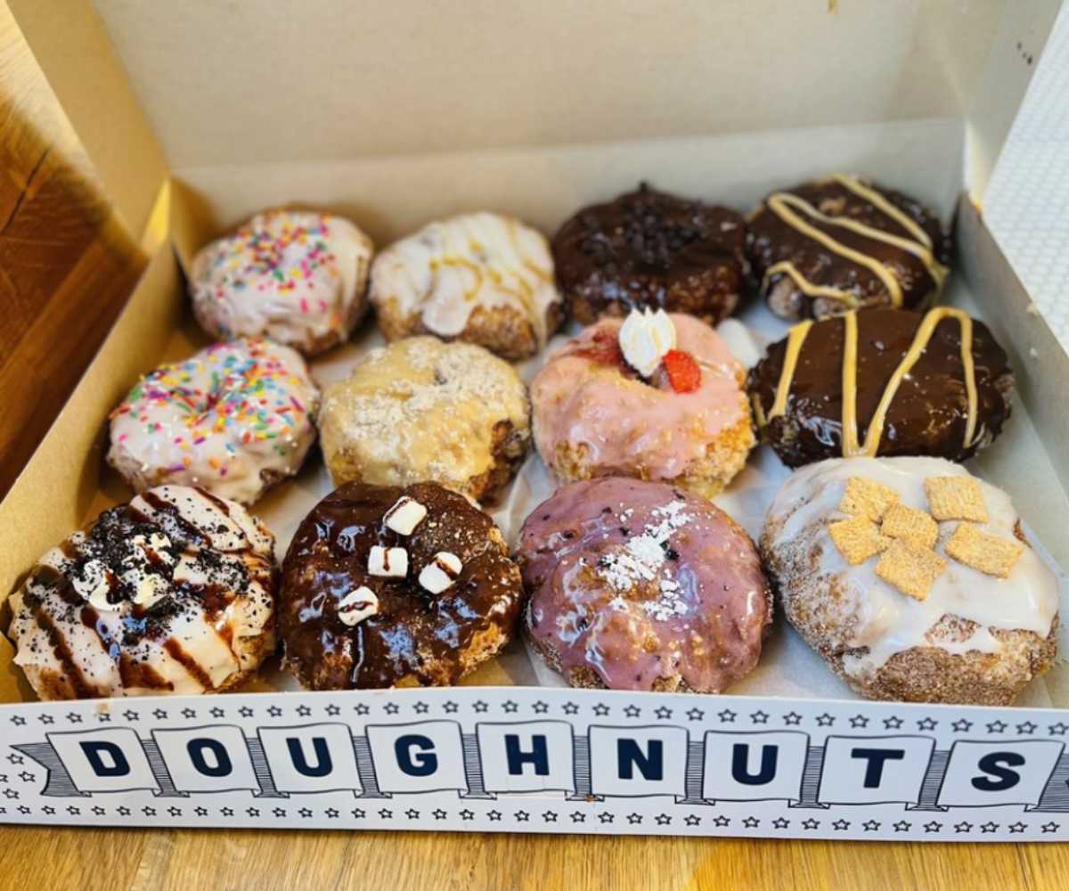 dozen doughnuts at parlor doughnuts in denver colorado