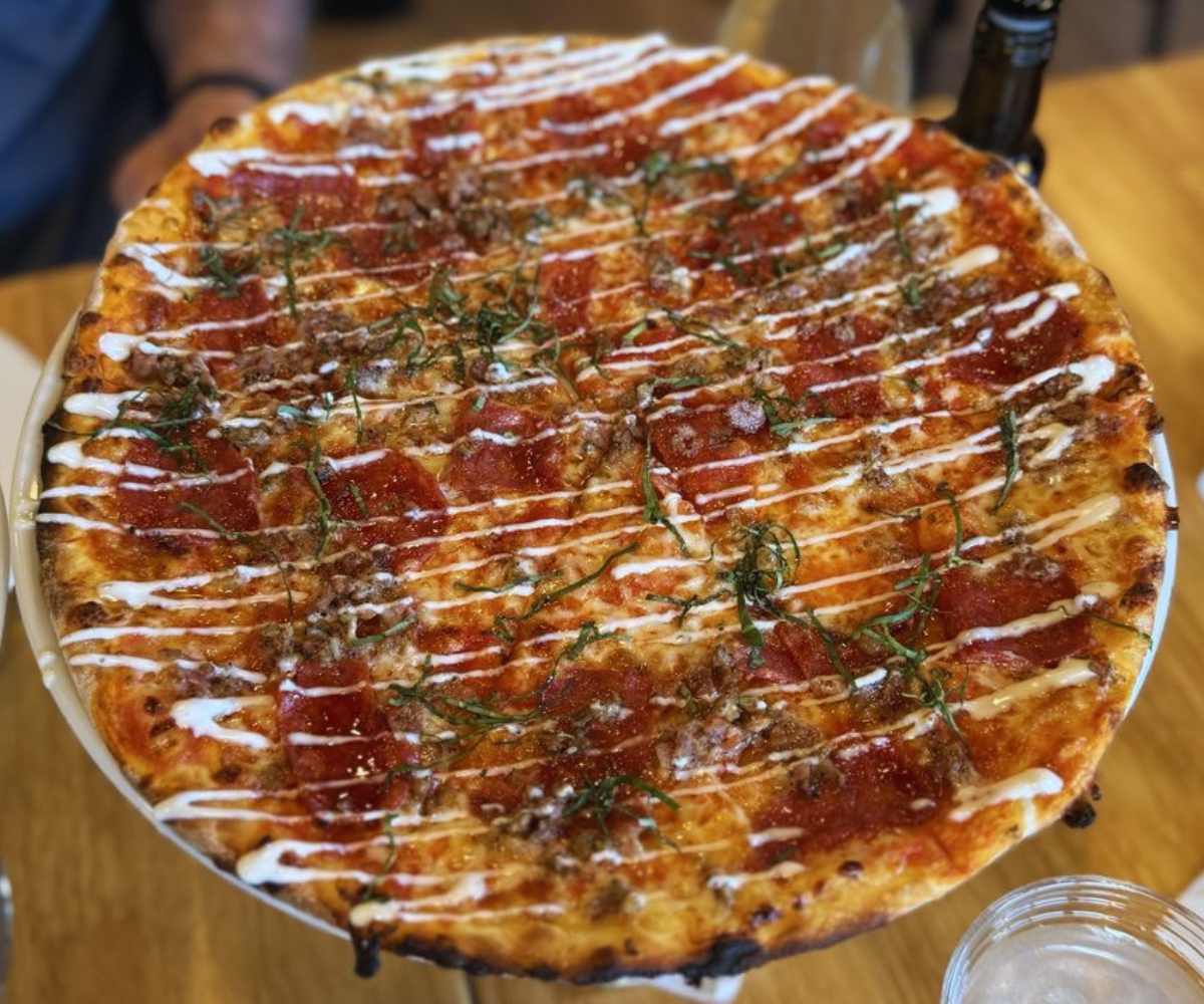 pizza at Mister 01 Extraordinary Pizza in fort worth texas