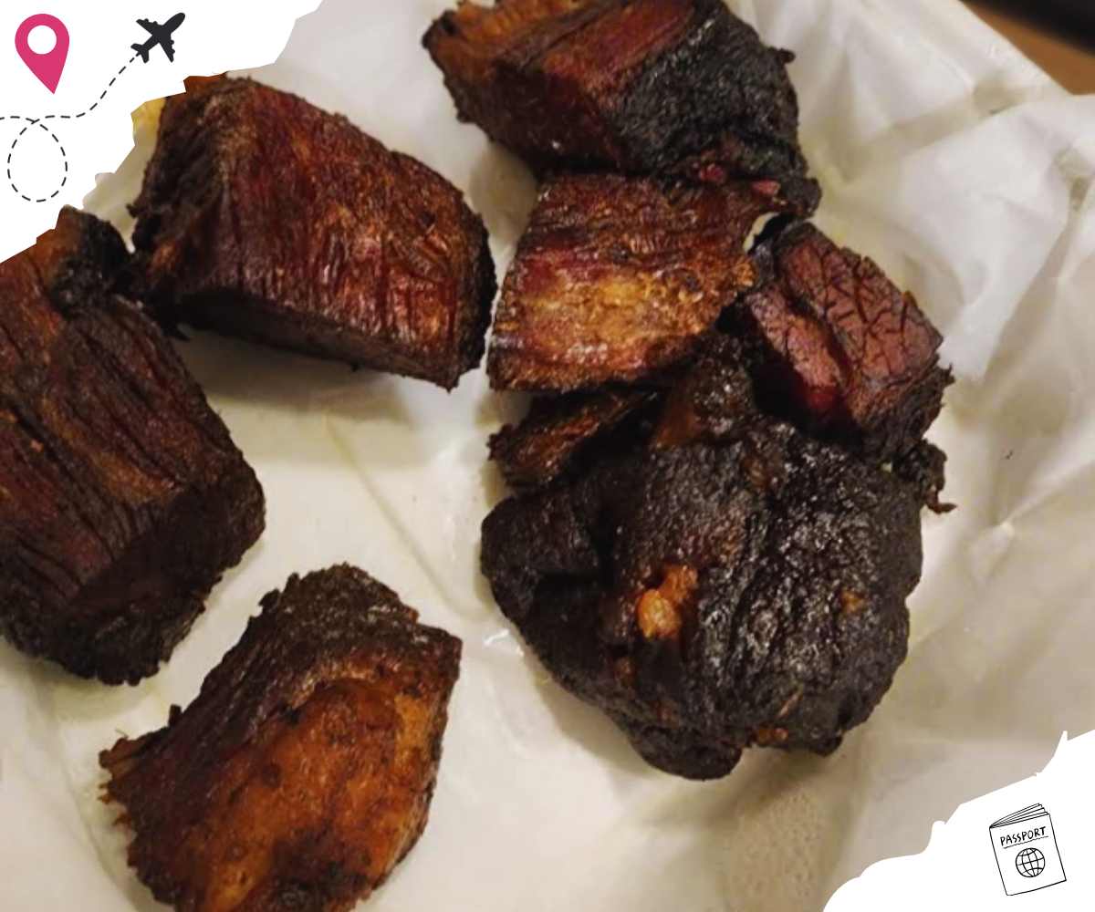 burnt ends at bite me bbq in 