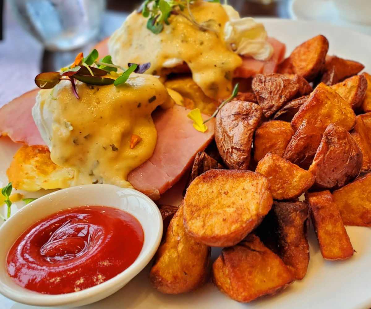 delicious breakfast at the library in st. Petersburg florida