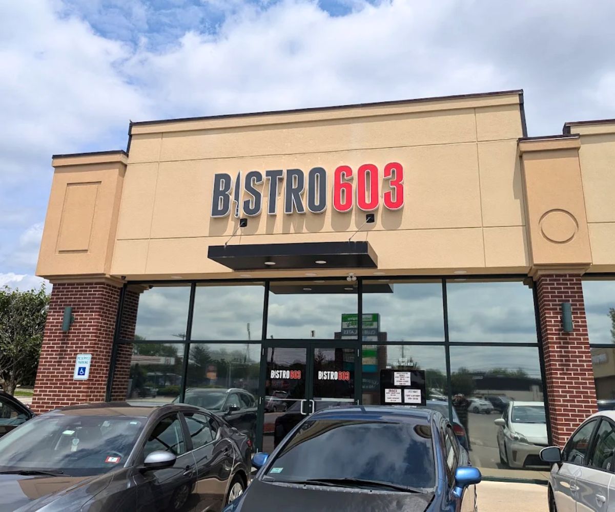 exterior of Bistro603 in Nashua, New Hampshire