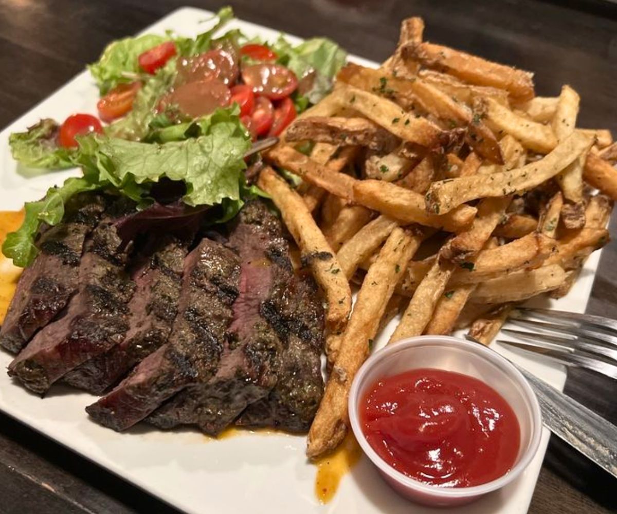 Steak Frites at Bistro603 in Nashua, New Hampshire