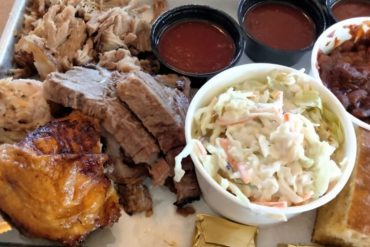 Food at BJ's Nevada Barbecue located in Sparks, NV.