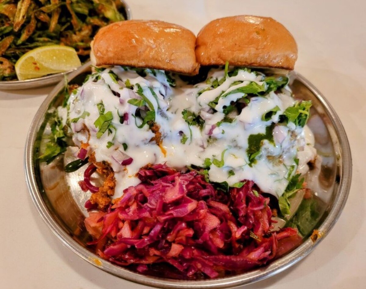 Food at Chai Pani located in Asheville, NC. 