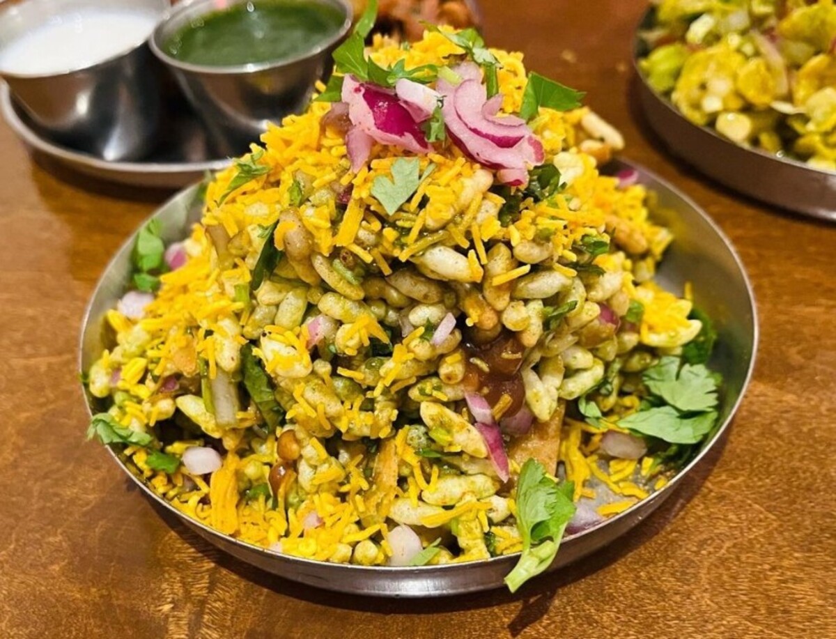 Food at Chai Pani located in Asheville, NC. 