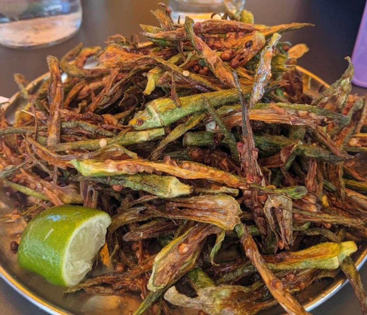 Food at Chai Pani located in Asheville, NC. 