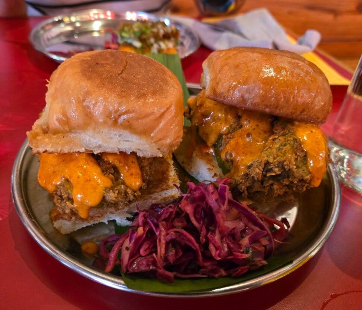 Food at Chai Pani located in Asheville, NC.  