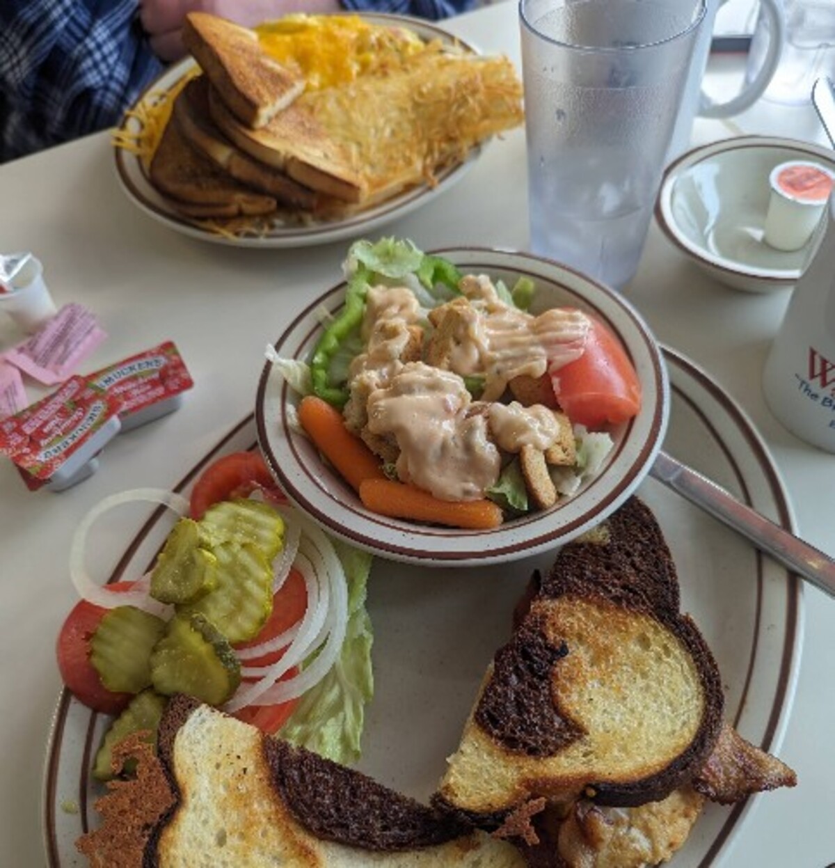 Food at Waveland Cafe located in Des Moines, IA. 