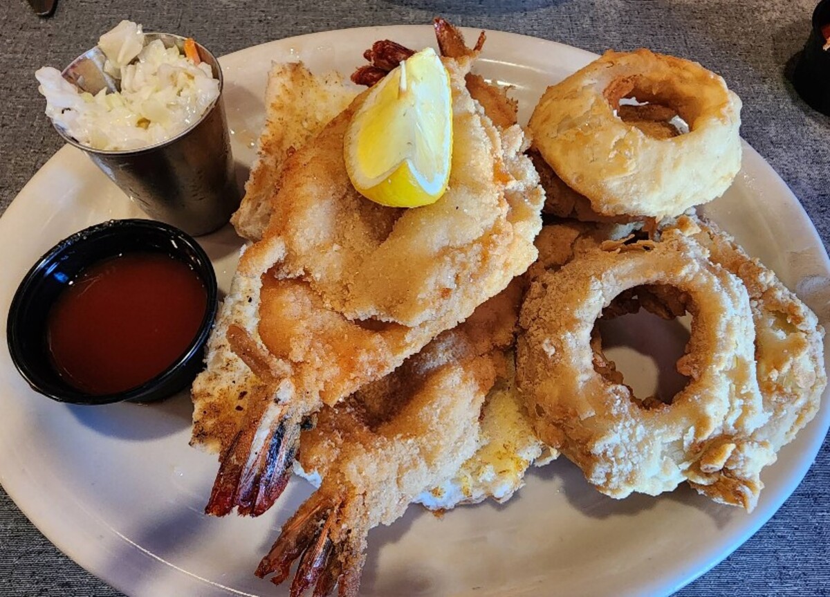 Food at Herby-K's located in Shreveport, LA.