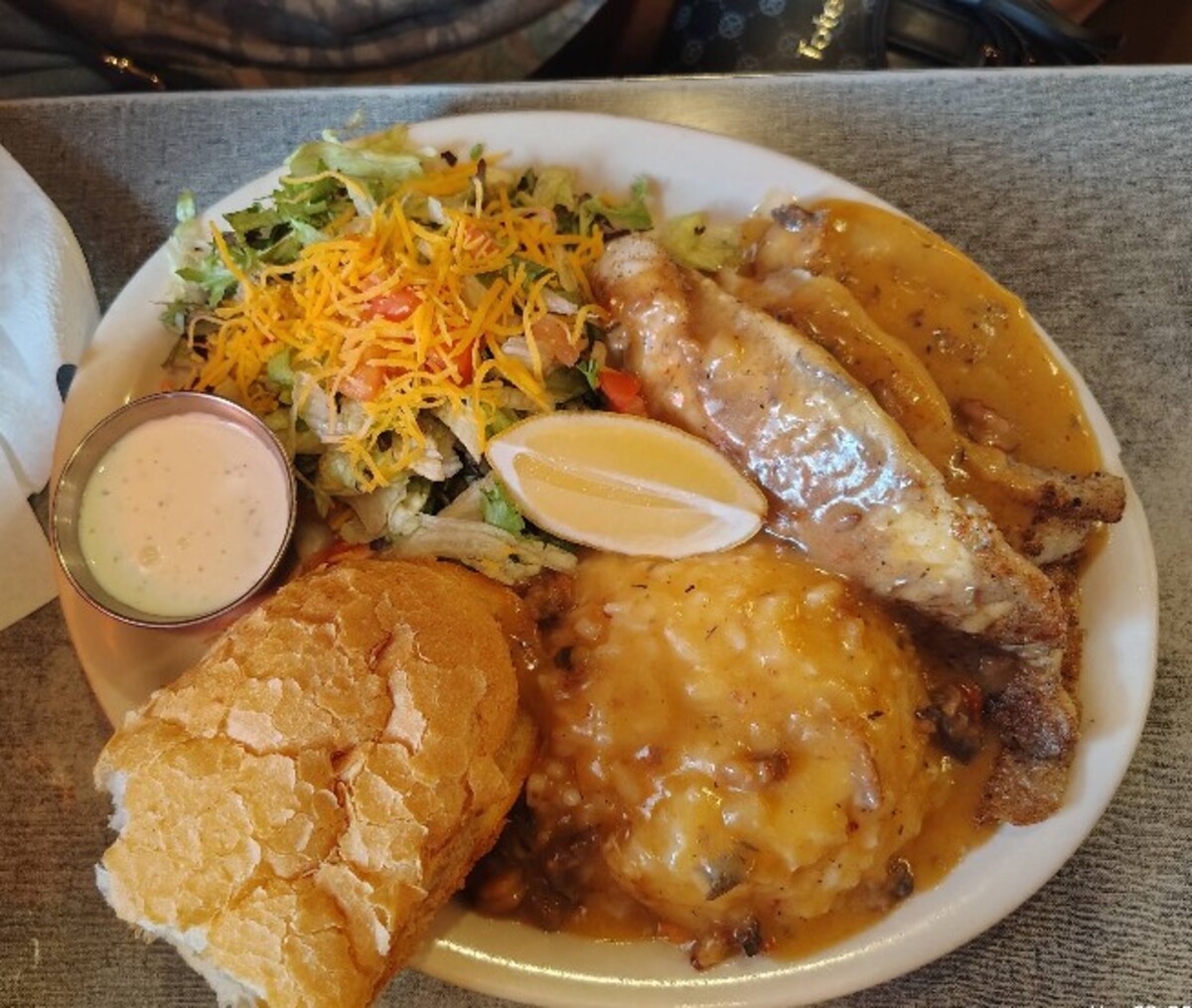 Food at Herby-K's located in Shreveport, LA.