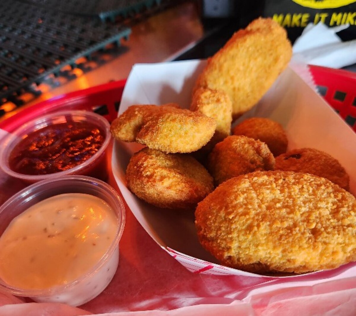 Food at Tony Packo's located in Toledo, OH. 