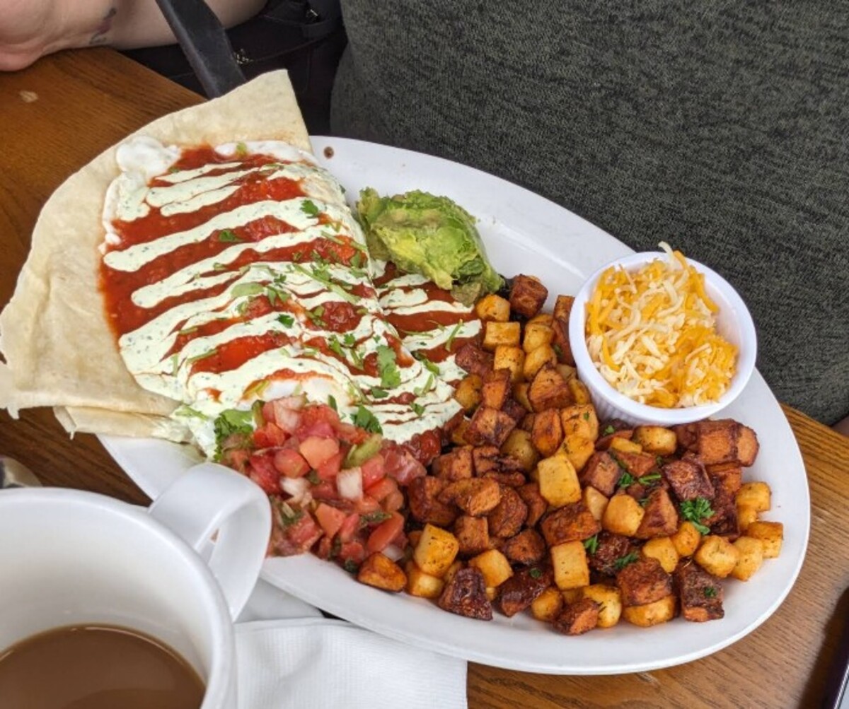 Food at Cornucopia Restaurant located in Eugene, OR. 