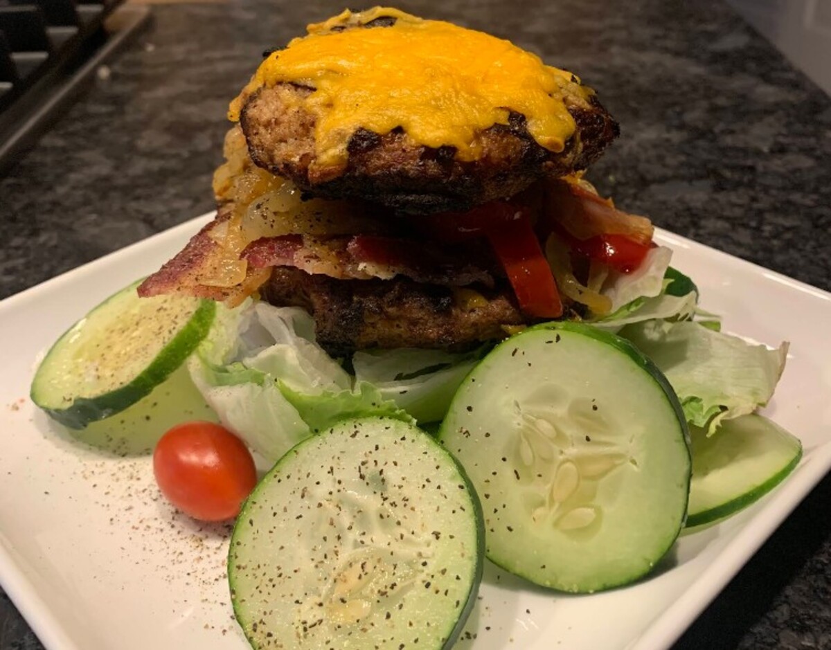 Food at Hudson's Hamburgers located in Coeur d’Alene, ID. 