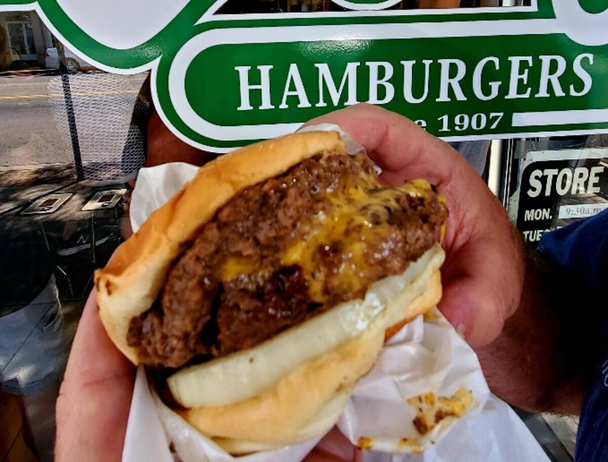 Food at Hudson's Hamburgers located in Coeur d’Alene, ID. 