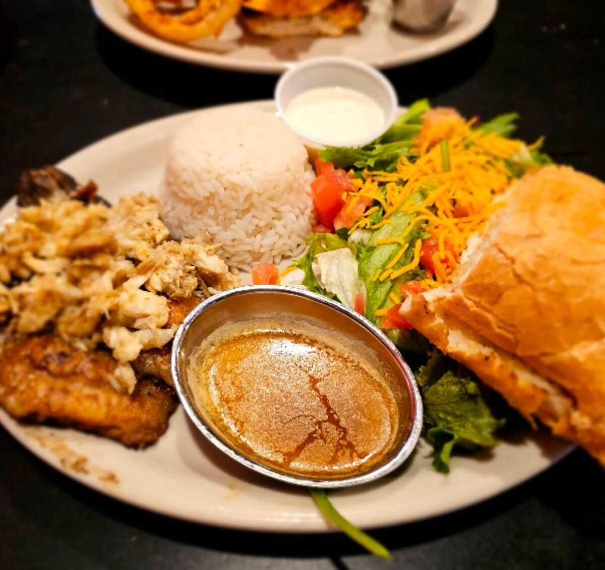 Food at Herby-K's located in Shreveport, LA.