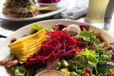 Food at The Booch Bar located in Hilo, HI.