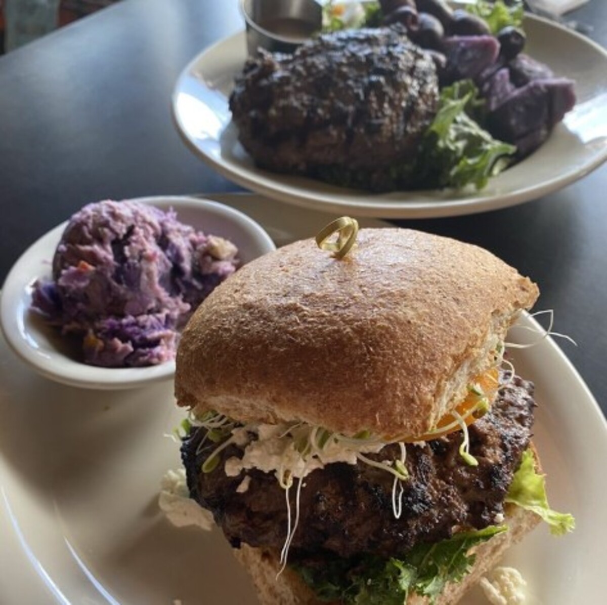 Food at The Booch Bar located in Hilo, HI.