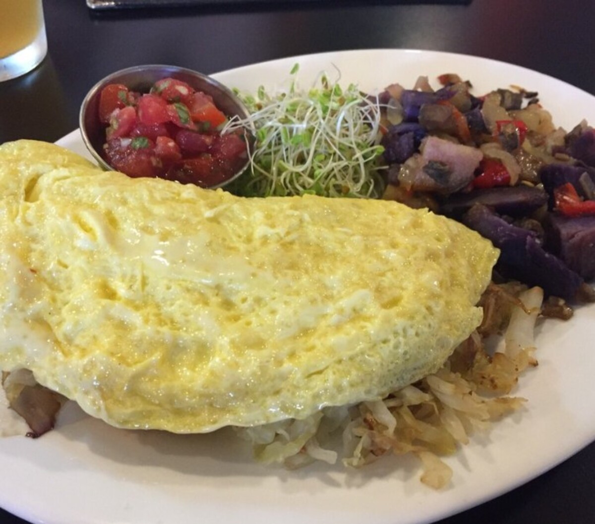 Food at The Booch Bar located in Hilo, HI.