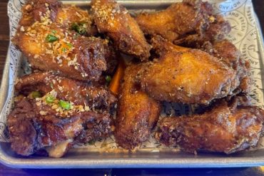 Food at Wing Spot located in Redding, CA.