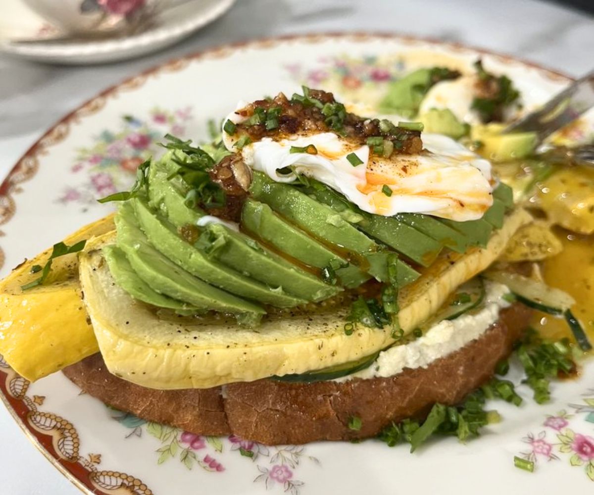 Avocado Toast at Peach Blossom Eatery in Newark, Delaware