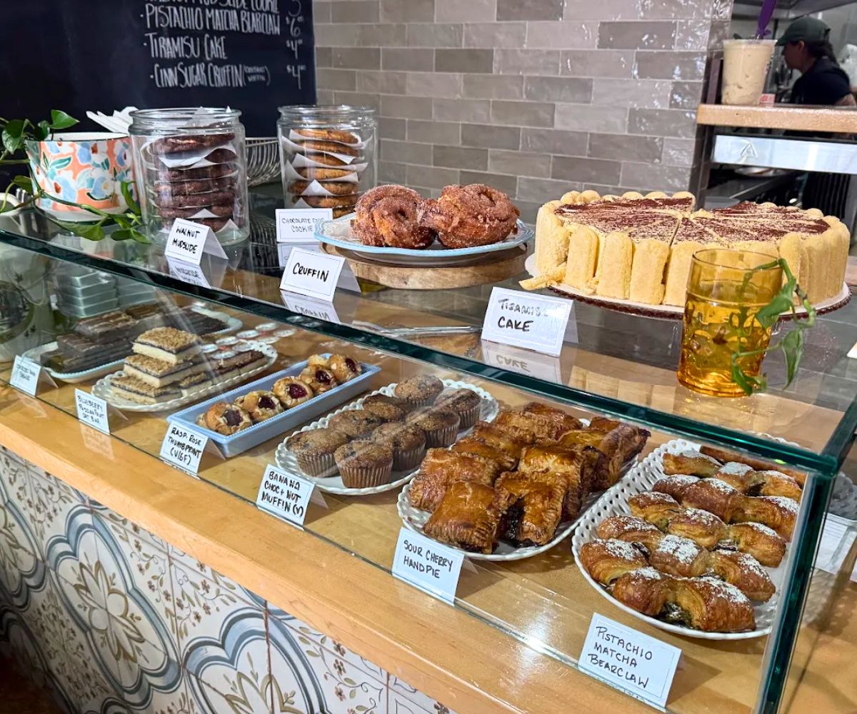 pastry options at Peach Blossom Eatery in Newark, DE