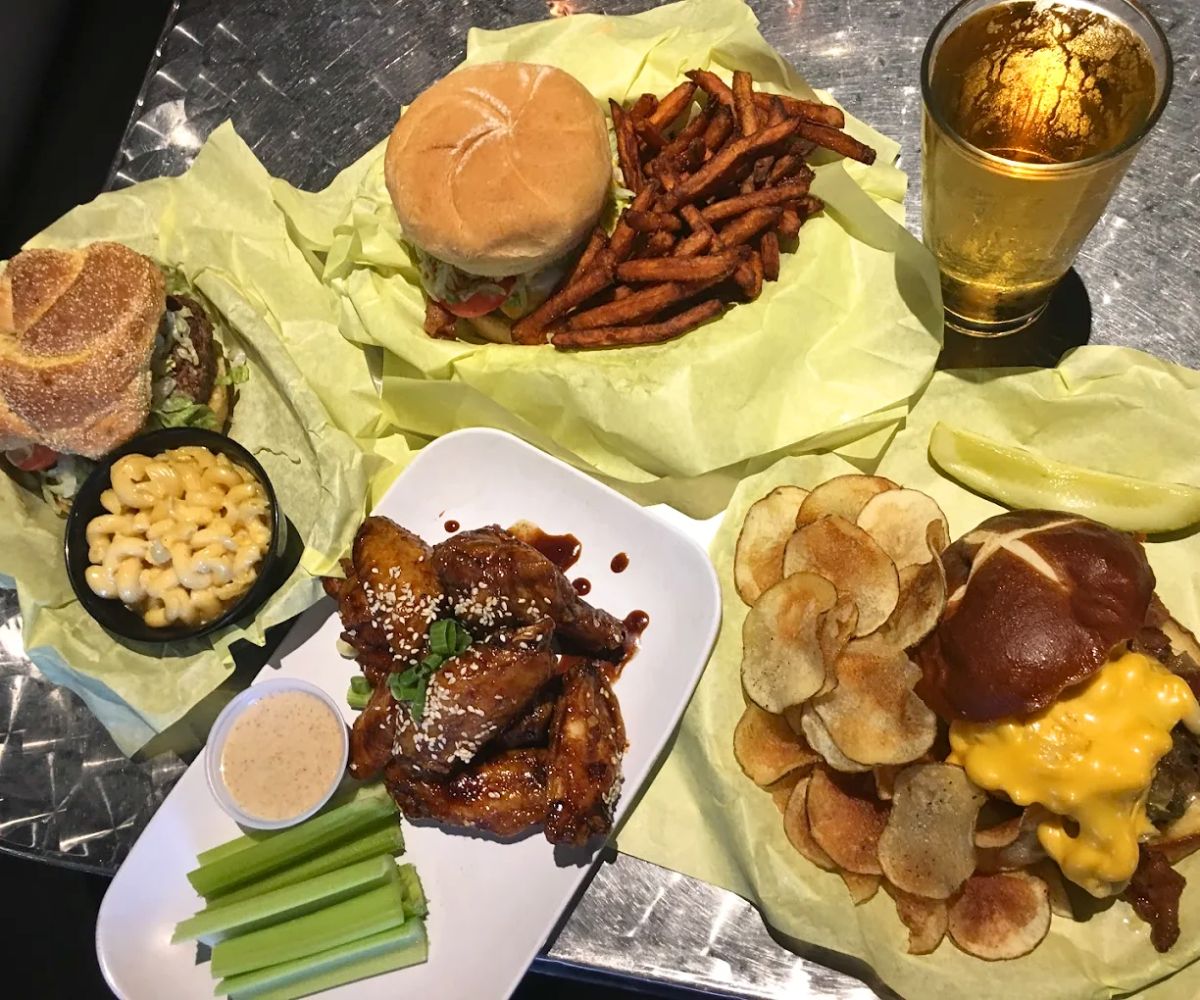 burgers at Flatire Burgers in Edmond, OK