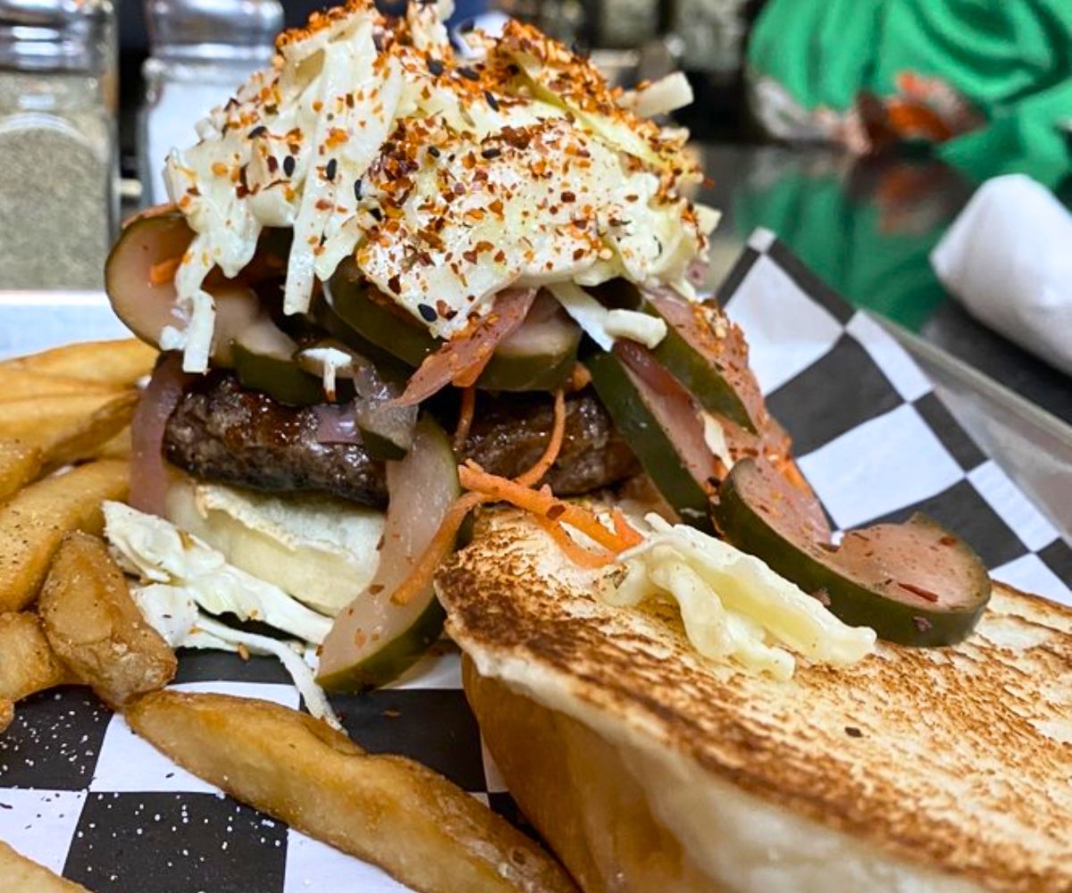 Asian Q Burger at Urban Stack in Chattanooga, TN