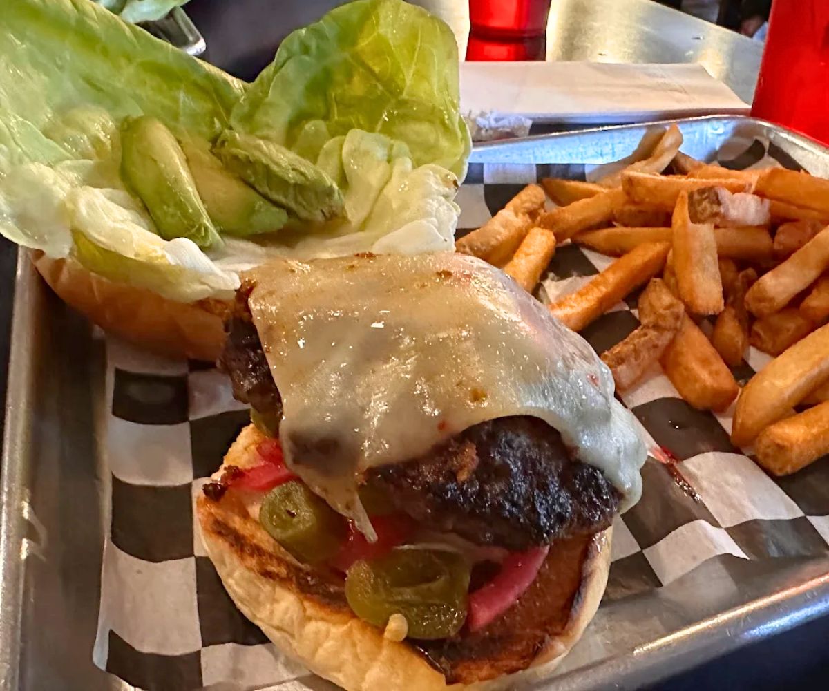 burger at Urban Stack in Chattanooga, Tennessee