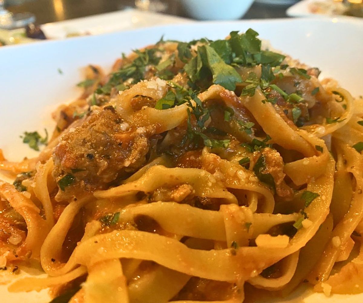 Bolognese at Olivia's Bistro in Newton, Massachusetts