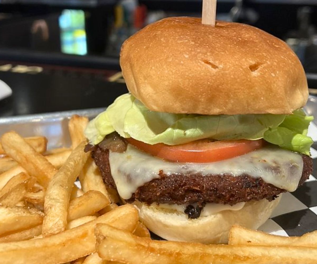burger at Urban Stack in Chattanooga, Tennessee