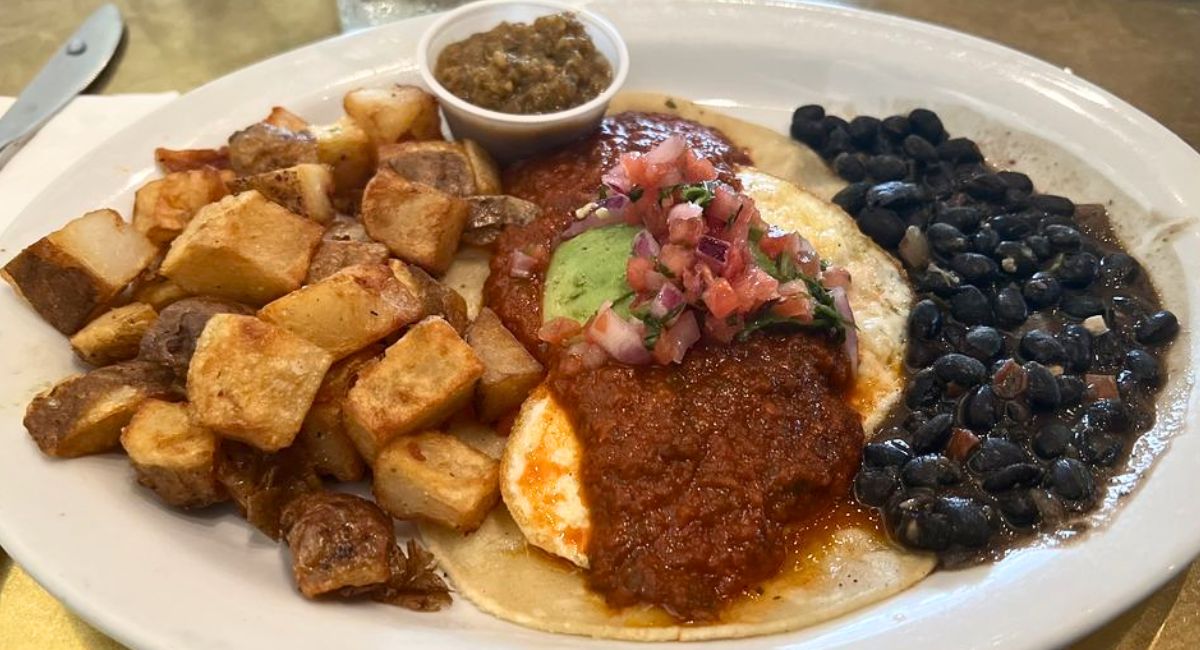 Huevos Rancheros at Herm's Inn in Logan, UT