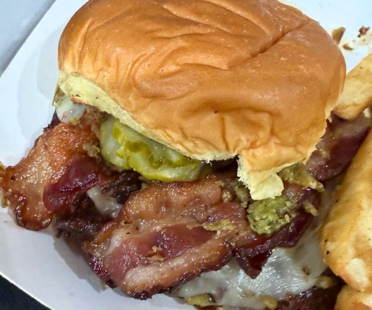 PBJ Burger at Smash'd Burger Bar in Indianapolis, IN