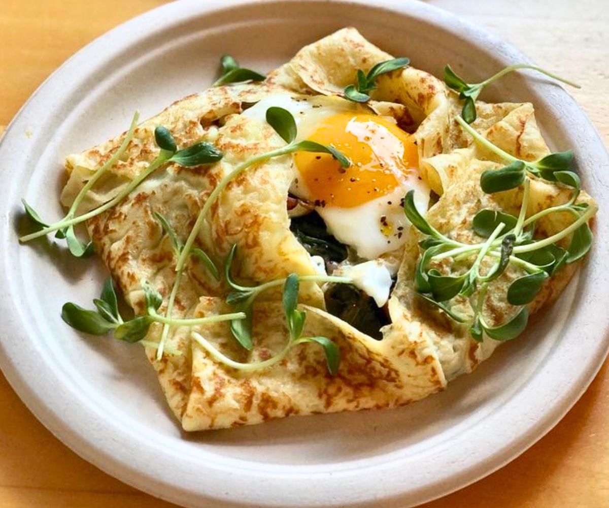 Savory Crepe at The French Hen Cafe in St. Paul, Minnesota