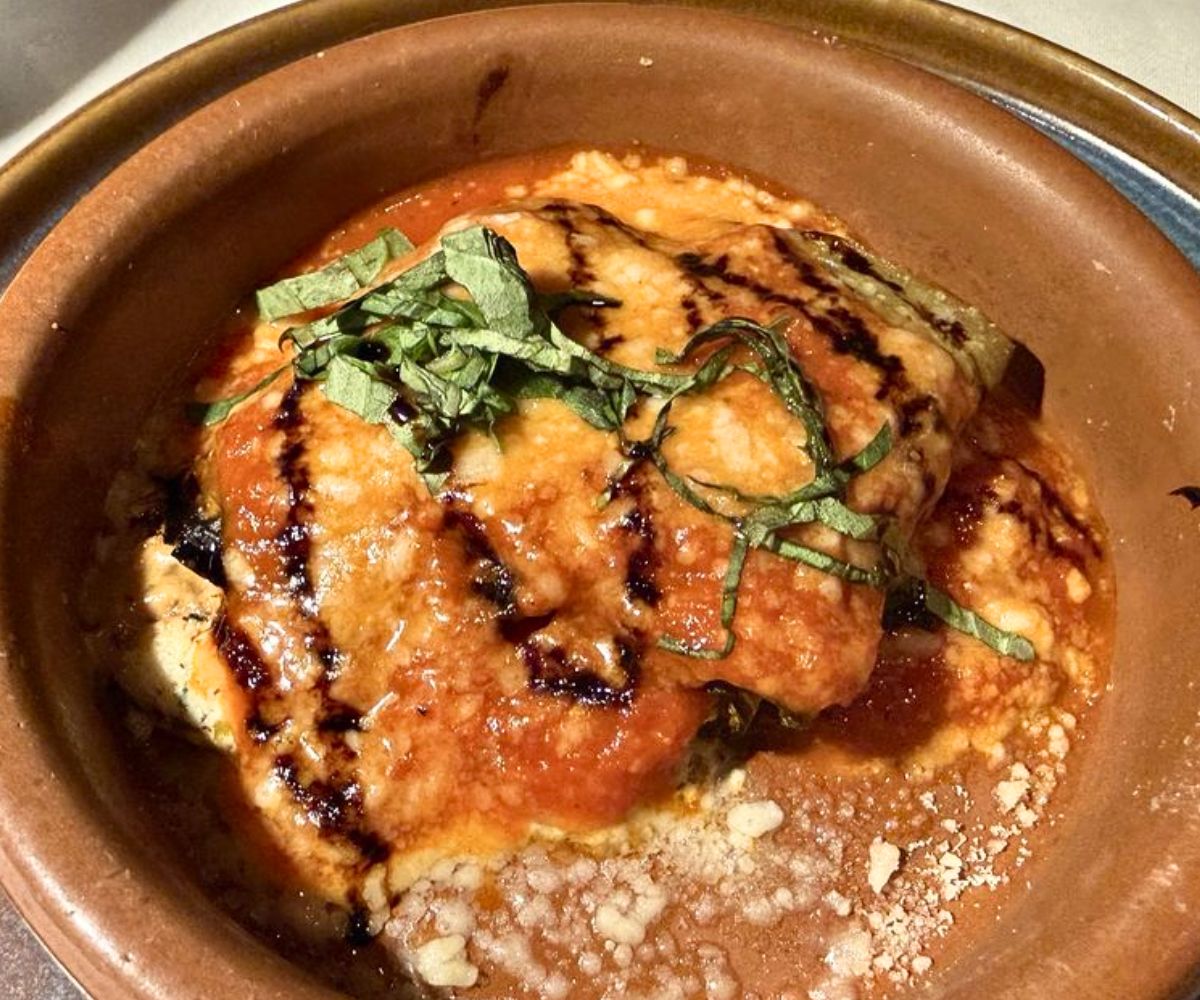 Involtino di Melanzane at Il Pizzico in Rockville, MD