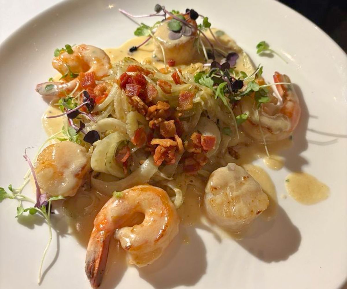 Shrimps and Scallops at Il Pizzico in Rockville, MD