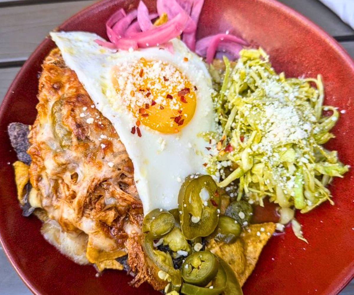 Chilaquiles at Marigold Kitchen in Madison, WI