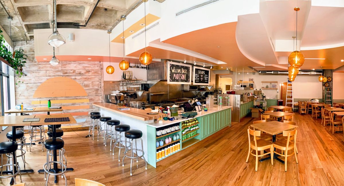 interior of Marigold Kitchen in Madison, Wisconsin