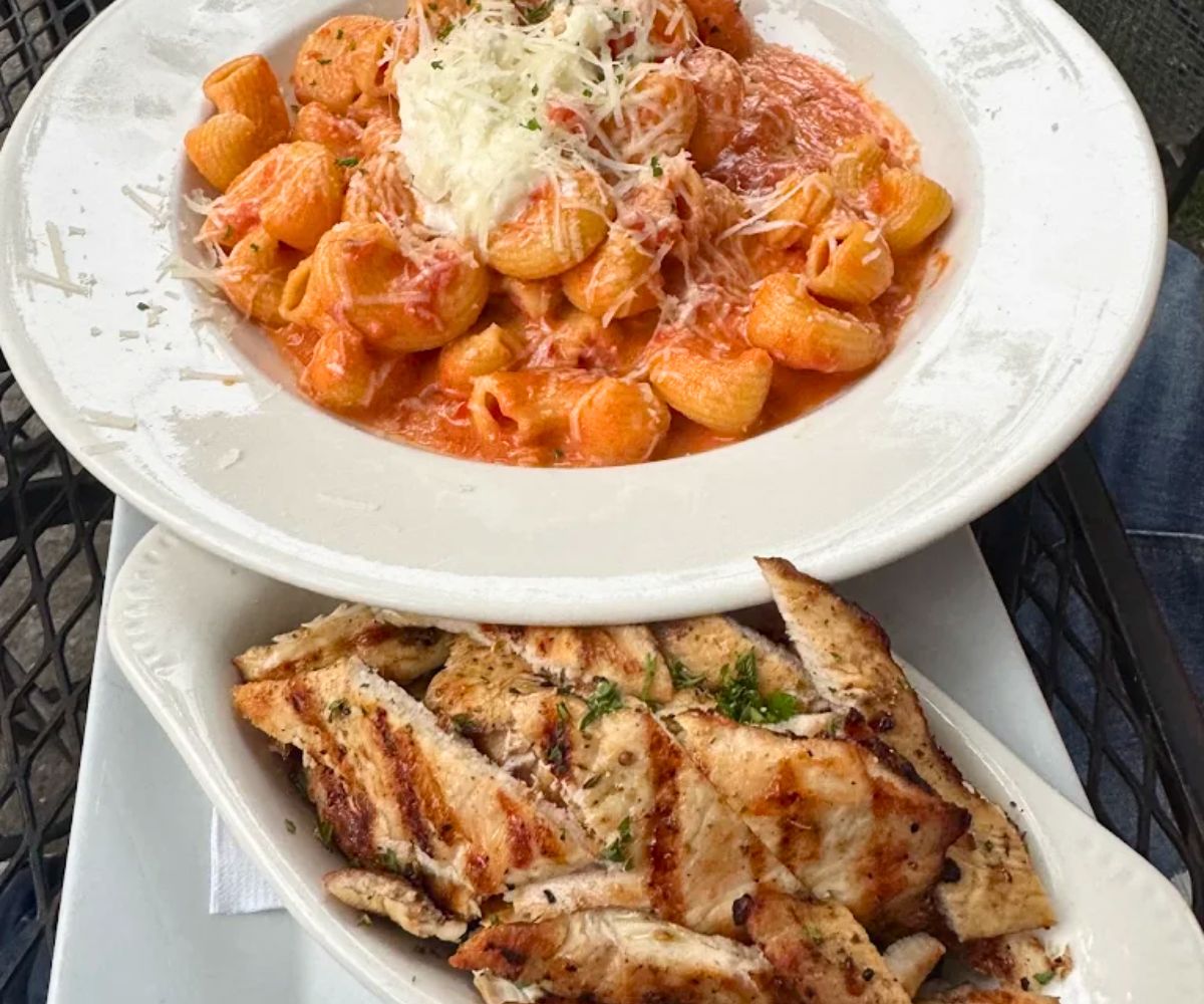 dishes at La Lanterna Restaurant & Caffe in Yonkers, New York
