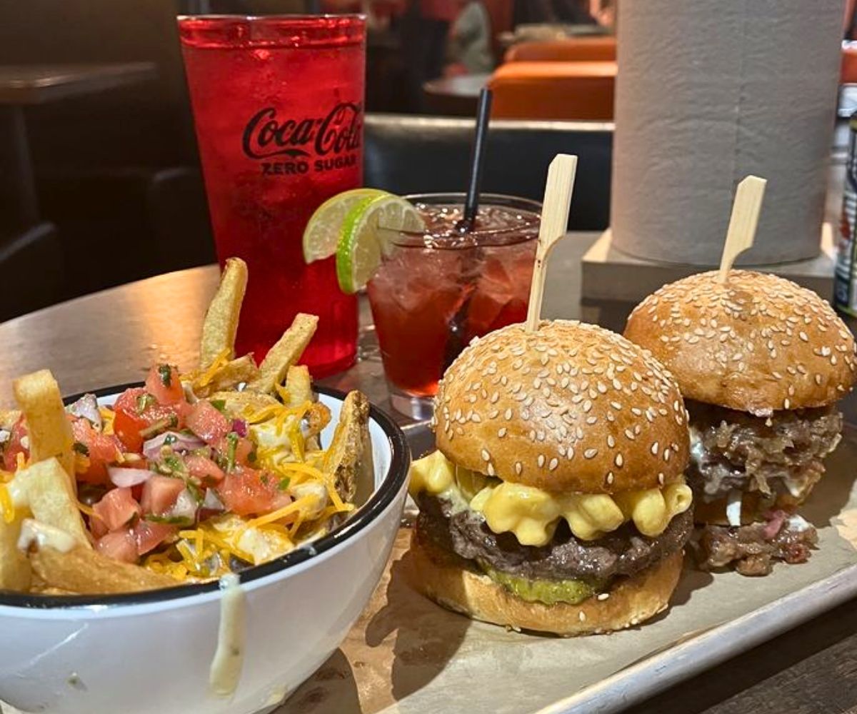 burgers at 5280 Burger Bar in Denver, Colorado