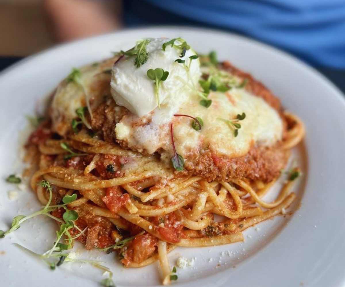 spaghetti at rimini's restaurantt in Kirkland, WA