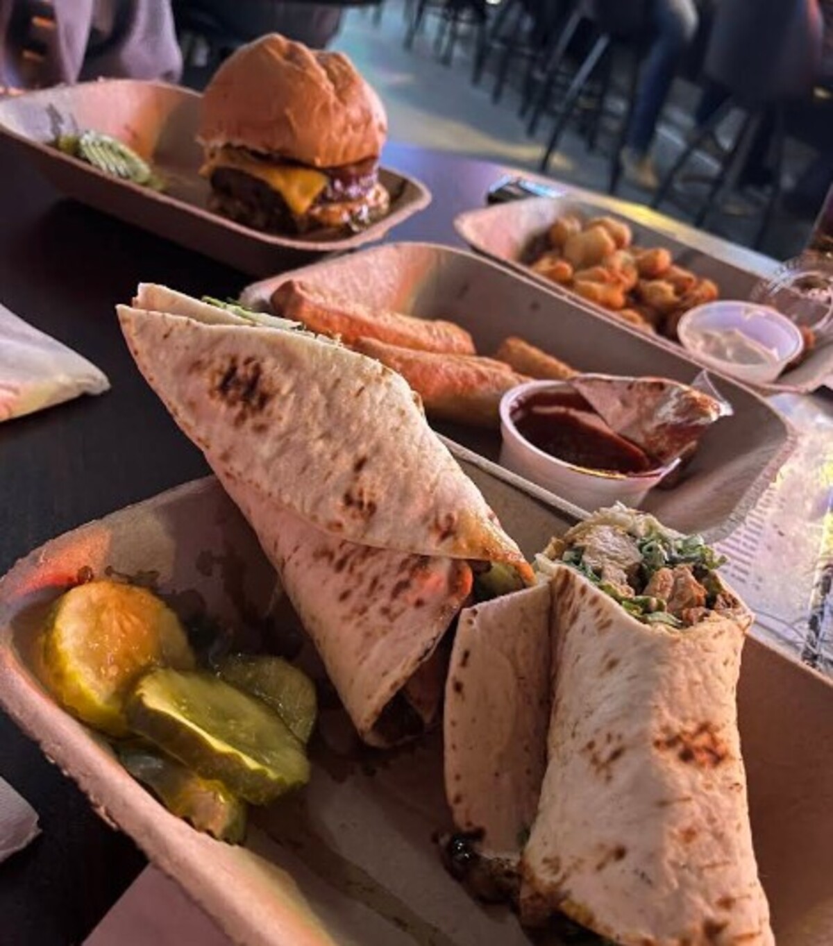 Food at Pete's Garage Bar located in Oshkosh, WI. 